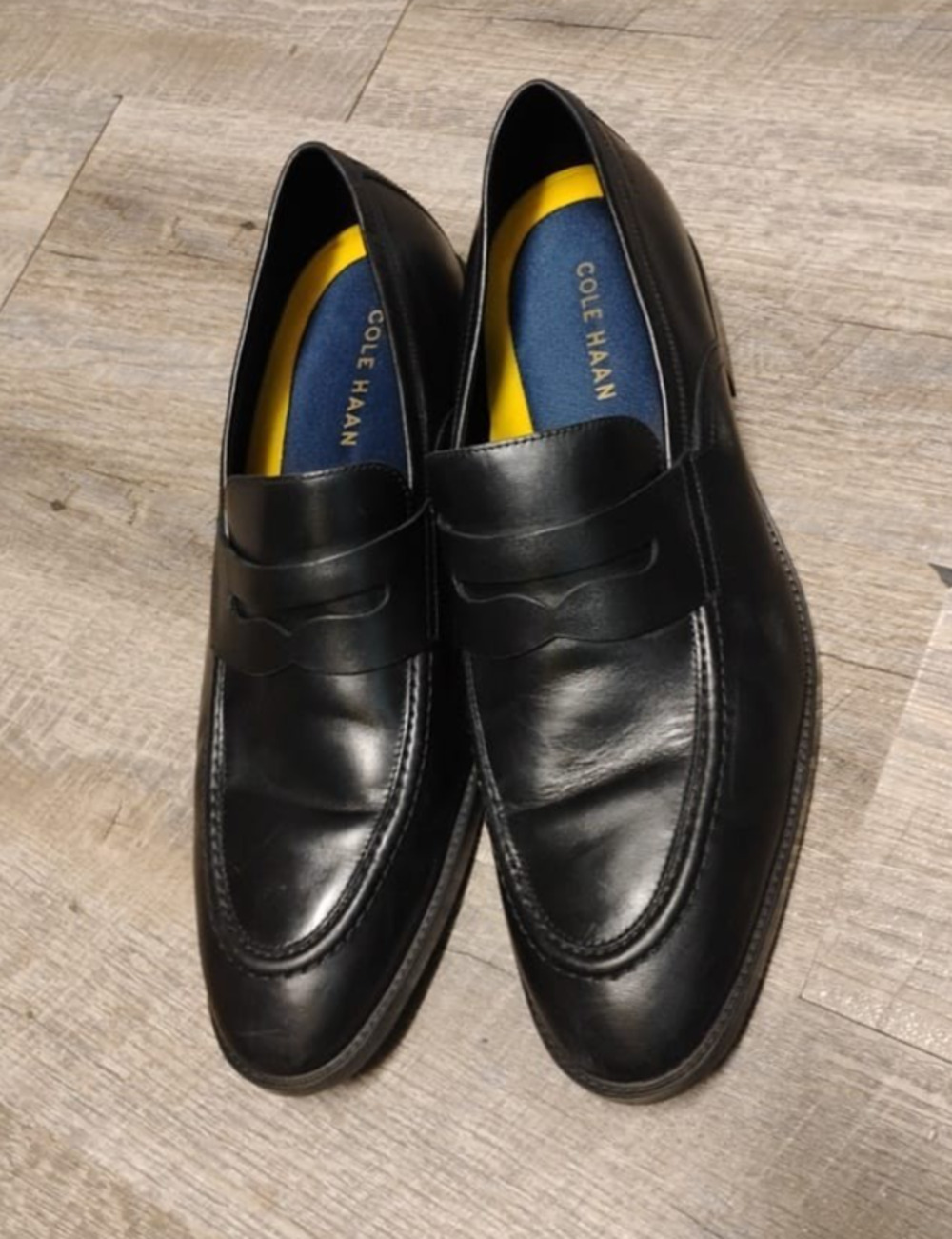 Cole Haan Warner Grand Penny Loafer Black Leather Size 13M C33223